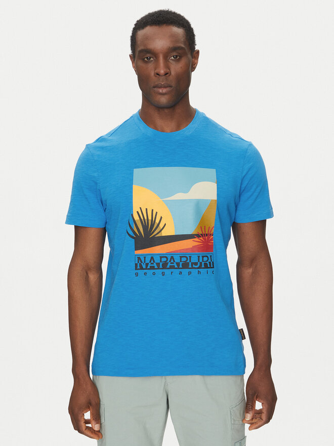 Napapijri Napapijri Camiseta S-Arbia NP0A4IE3 Azul Regular Fit