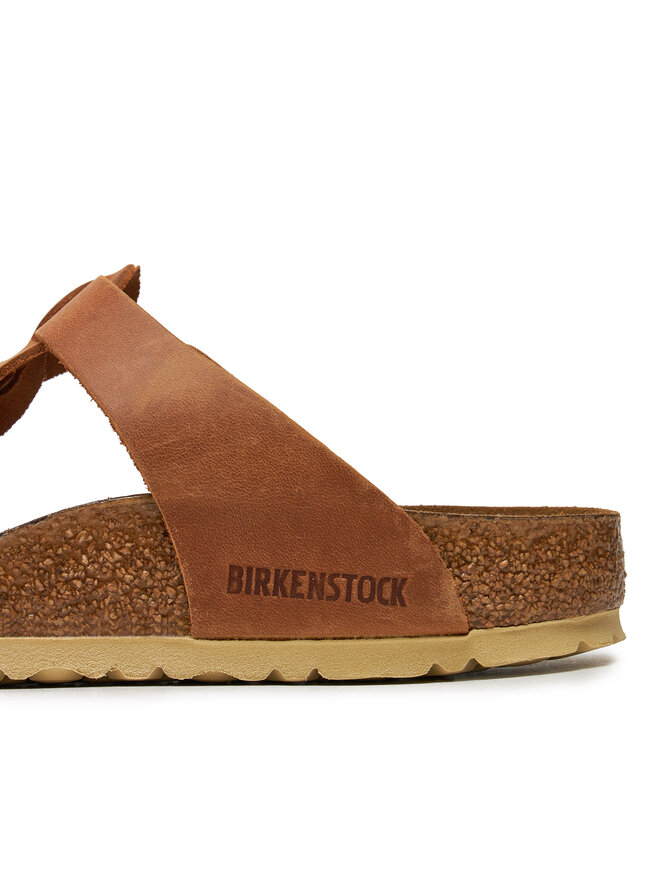 Birkenstock Žabky Birkenstock Gizeh Braided 1021336 Hnedá