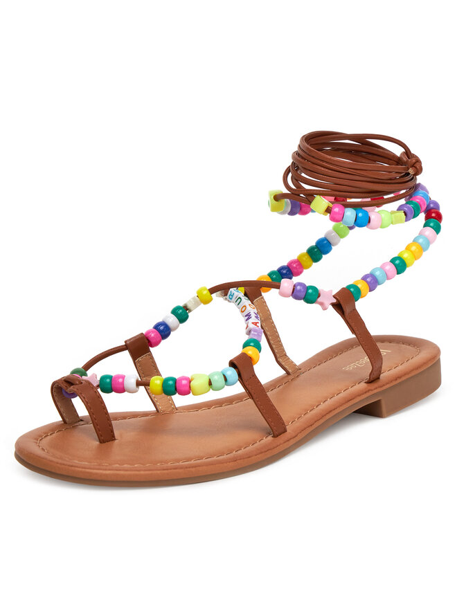 DeeZee Sandály DeeZee 3575 Hnědá