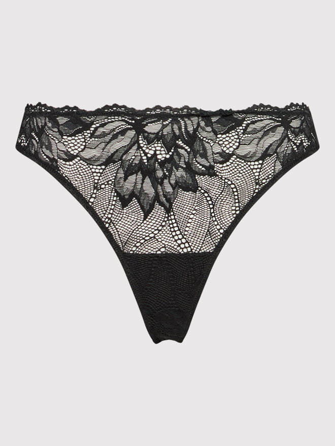 Calvin Klein Underwear Calvin Klein Underwear Стрінги 000QF6397E Чорний