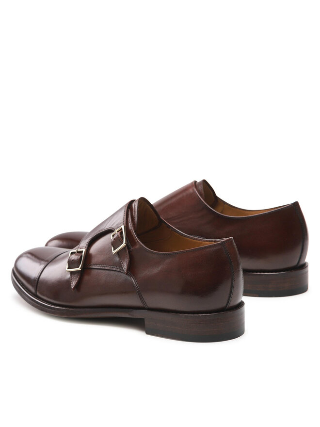Lord Premium Półbuty Lord Premium Double Monks 5502 Brązowy