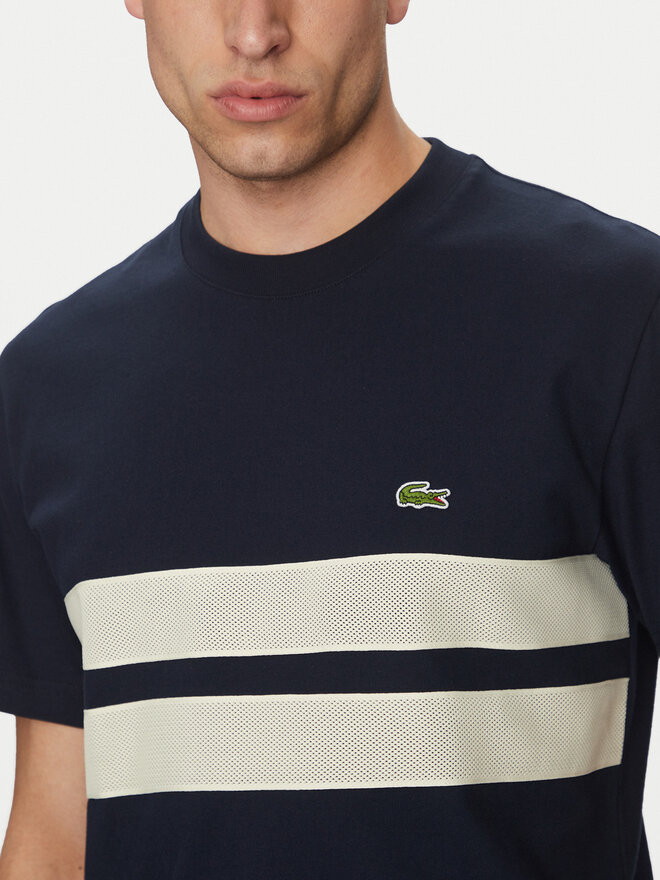 Lacoste Lacoste T-Shirt TH9769 Dunkelblau Regular Fit
