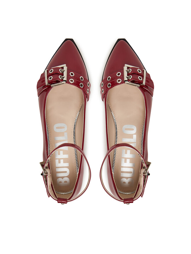 Buffalo Bailarinas Buffalo Marly Ankle 1621027 Rojo