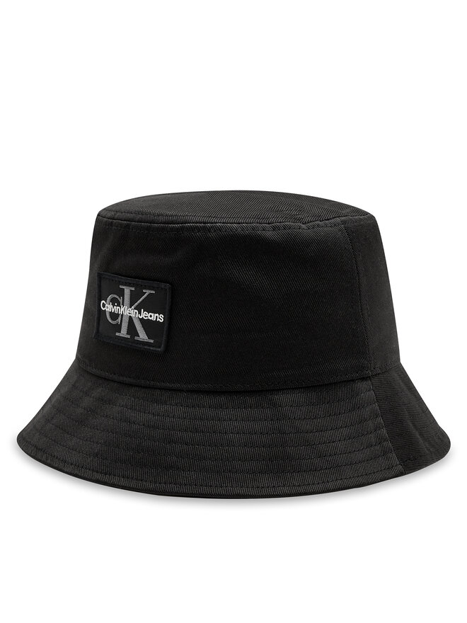 Calvin Klein Jeans Klobouk Calvin Klein Jeans Mono Logo Patch Bucket Hat K50K512181 Černá