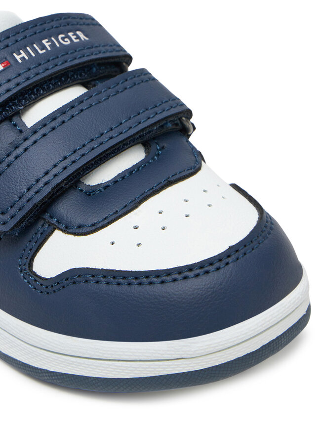 Tommy Hilfiger Sportcipők Tommy Hilfiger Flag Low Cut Velcro Sneaker T1X9-33841-1355 M Sötétkék