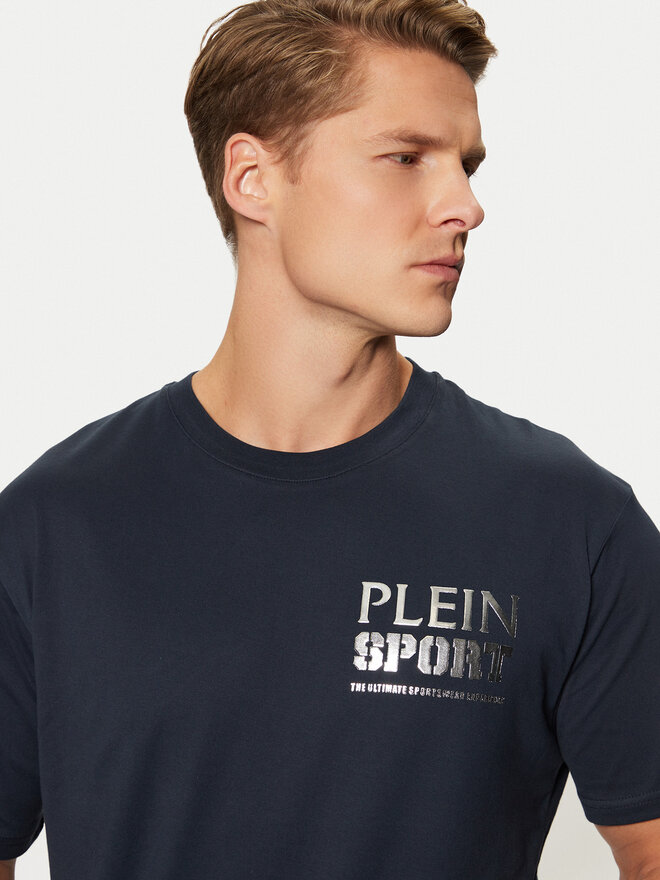 Plein Sport Plein Sport Футболка AADC MTK7913 STE003N Cиній Regular Fit
