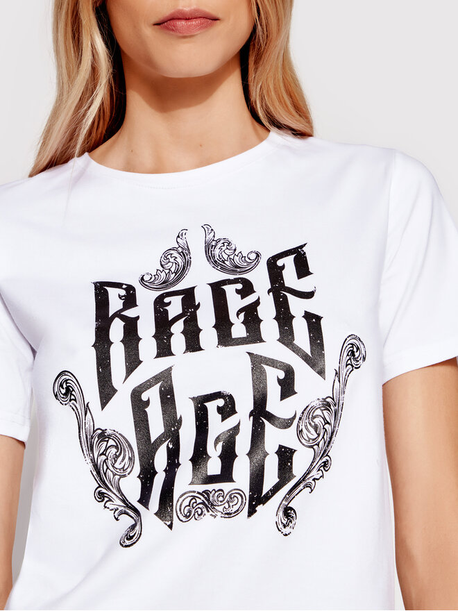 Rage Age Rage Age Футболка Eudoxa 2 Білий Regular Fit