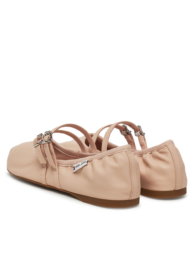 Tommy Jeans Балеринки Tommy Jeans Ballerina EN0EN02720 Розов