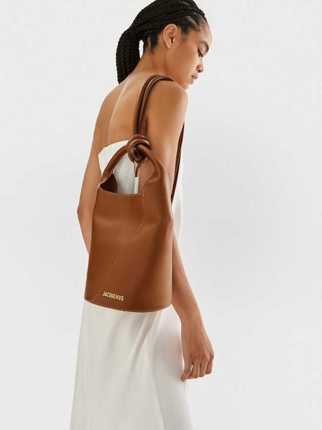 JACQUEMUS Rucksack JACQUEMUS Le Petit Tourni 245BA366-3173 Braun