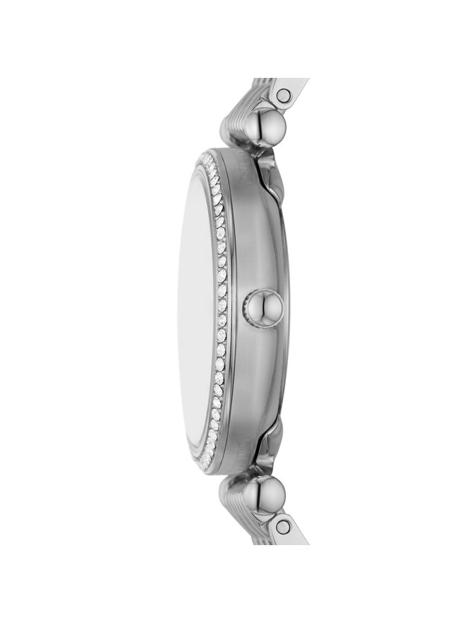 Fossil Conjunto de reloj y pulsera Fossil Carlie ES5315SET Plata