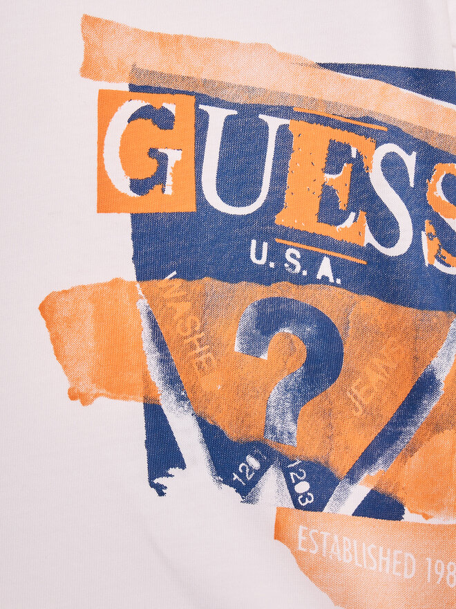 Guess Guess Camiseta I3GI00 K8HM0 Blanco Regular Fit