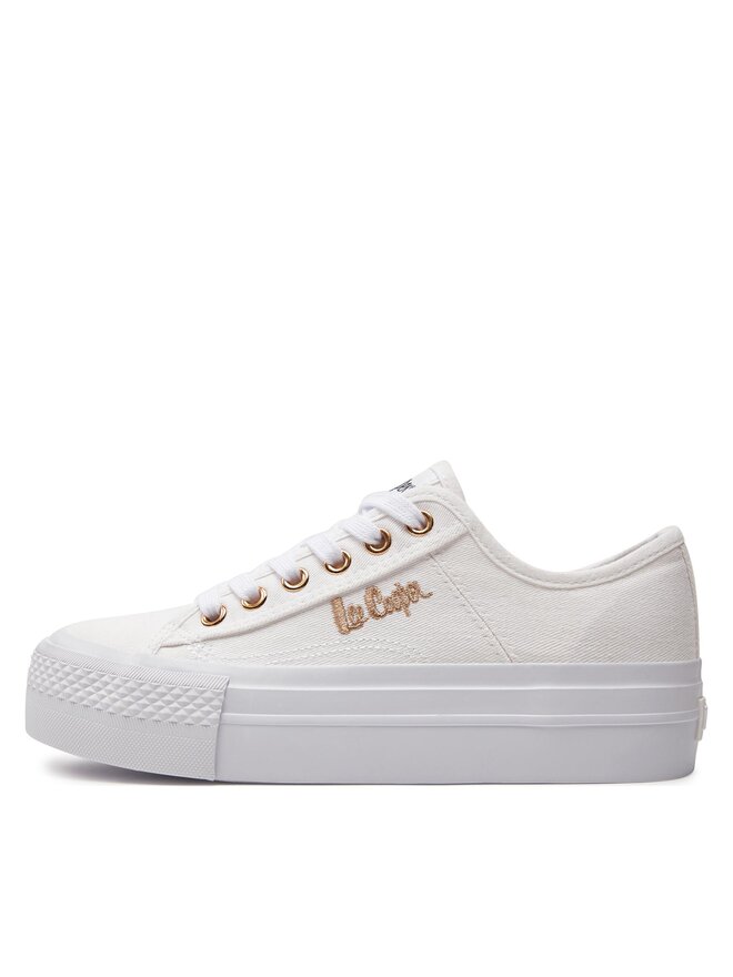 Lee Cooper Sneakers aus Stoff Lee Cooper LCW-24-31-2725LA Weiß