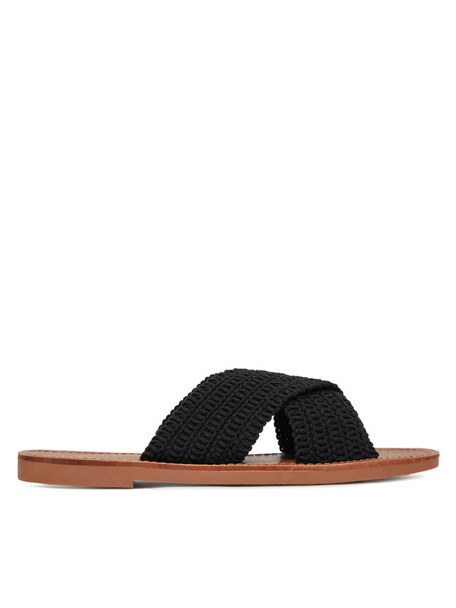 DeeZee Pantoletten DeeZee E4736-1 Schwarz