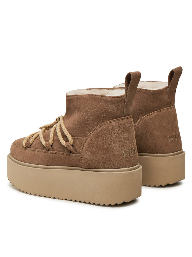 Inuikii Snehule Inuikii Classic Low Platform 75204-004 Béžová