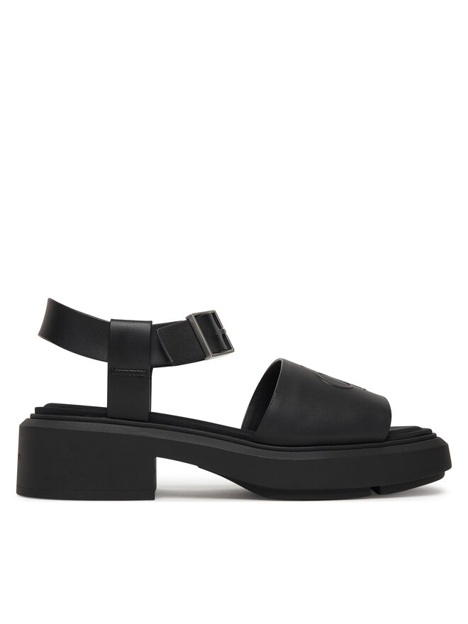 Calvin Klein Sandalen Calvin Klein Chunky Sandal Lth Mg HW0HW03131 Schwarz
