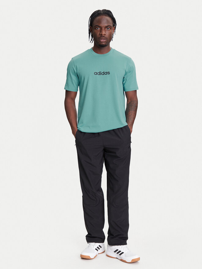 adidas adidas Camiseta Essentials Linear JX5707 Turquesa Regular Fit