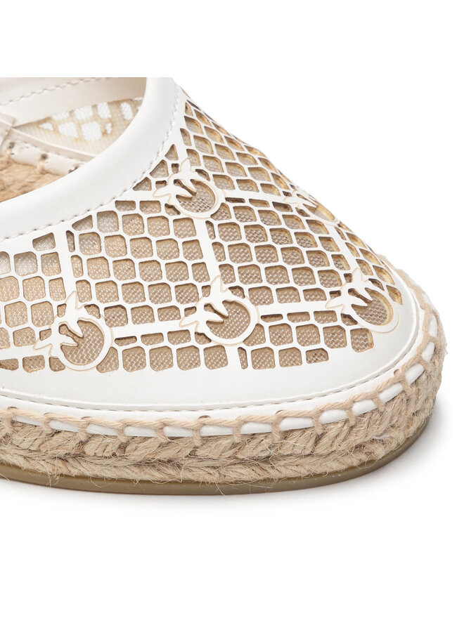 PINKO Εσπαντρίγιες PINKO Patty Sandalo PE 22 BLKS1 1H211A Y86A Λευκό