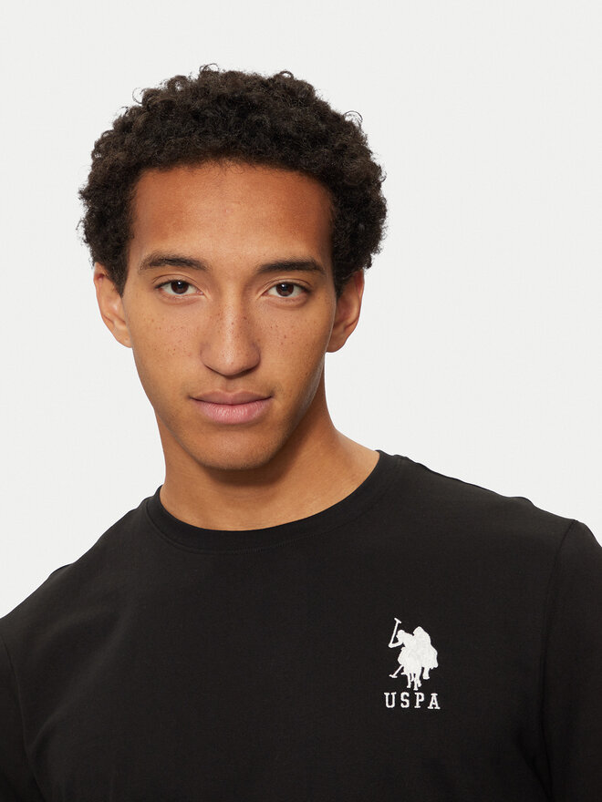 U.S. Polo Assn. U.S. Polo Assn. T-Shirt MUP3311 Μαύρο Slim Fit