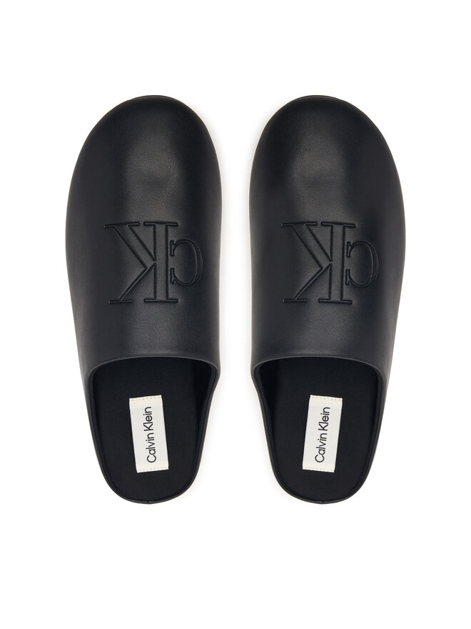 Calvin Klein Hausschuhe Calvin Klein Home Slipper Mule Lth HM0HM02279 Schwarz