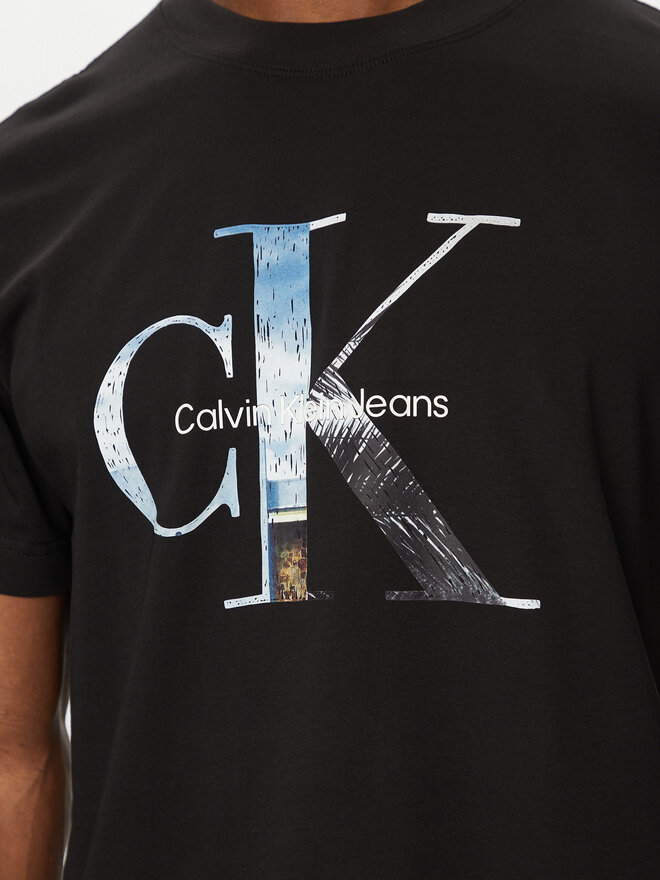 Calvin Klein Jeans Calvin Klein Jeans T-Shirt Photo Monogram J30J327483 Μαύρο Regular Fit
