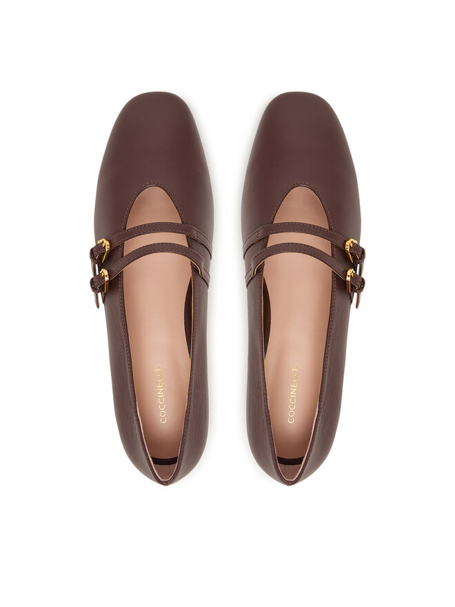 Coccinelle Ballerinas Coccinelle Coccinellerisako Smooth E4 U6F 19 01 01 Dunkelrot