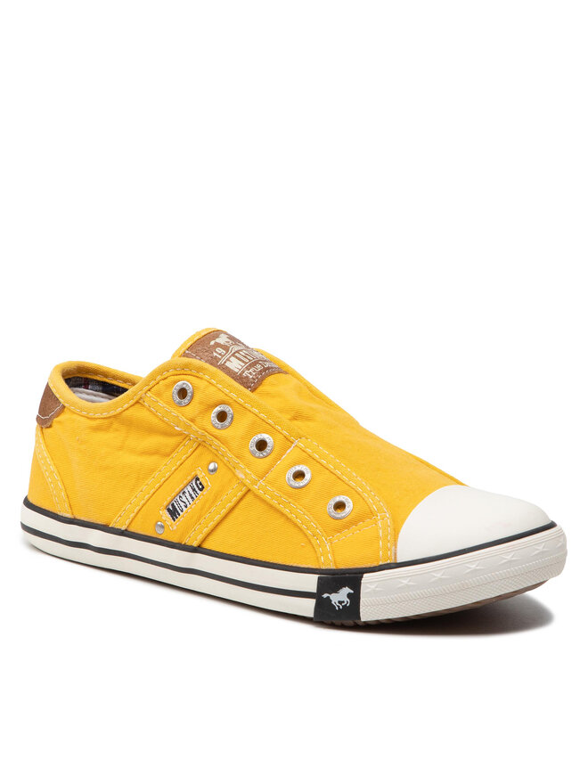Mustang Sneakers aus Stoff Mustang 1099-401-6 Gelb