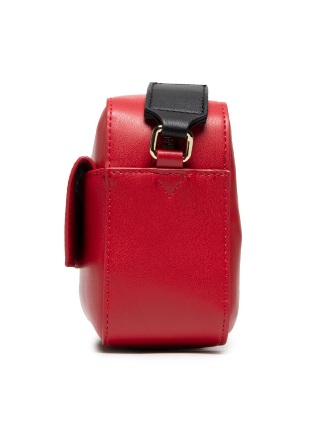 Tommy Hilfiger Ročna torba Tommy Hilfiger Iconic Tommy Camera bag Sign AW0AW10958 Rdeča