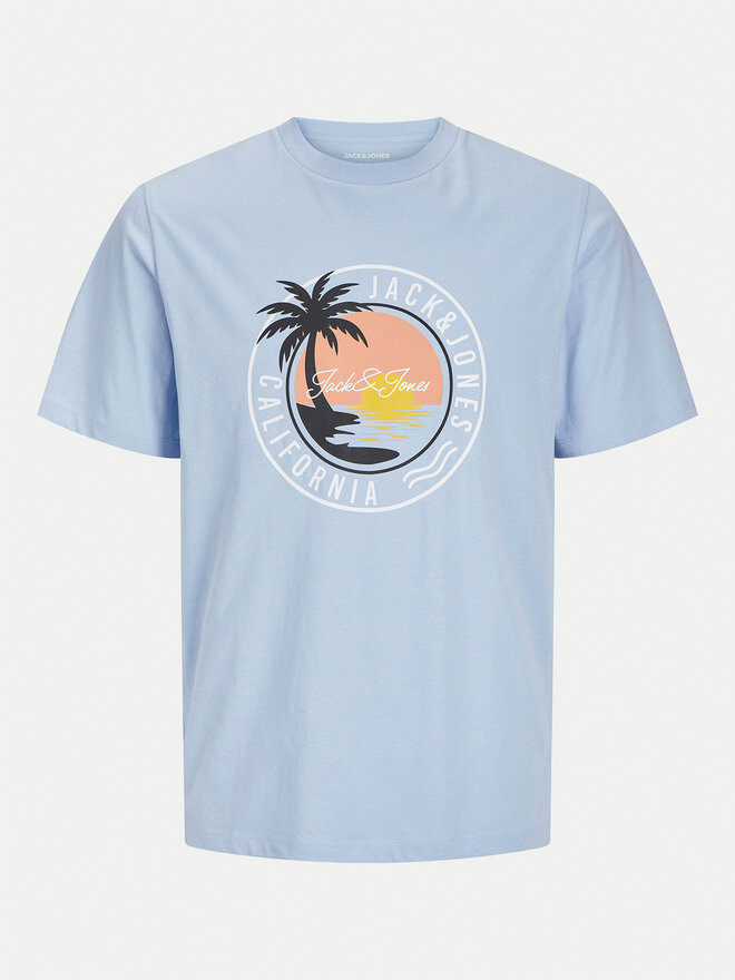 Jack&Jones Junior Jack&Jones Junior T-shirt Palm 12269922 Svijetloplava Regular Fit