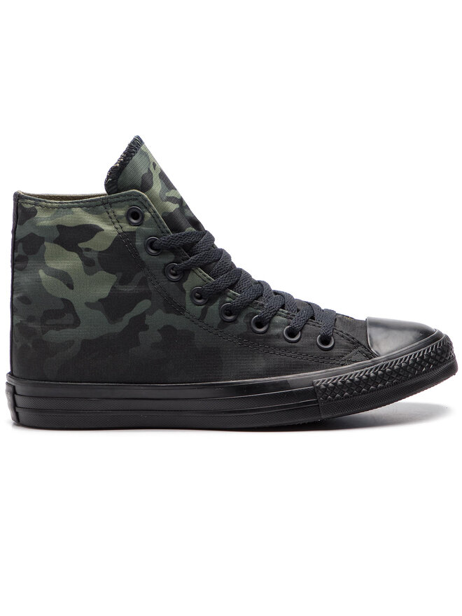 Sneakers aus Stoff Converse Ctas Hi 163241C Grun eschuhe