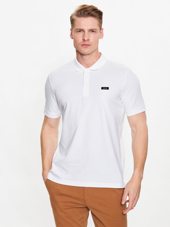 Calvin Klein Calvin Klein Pólóing K10K111196 Fehér Regular Fit