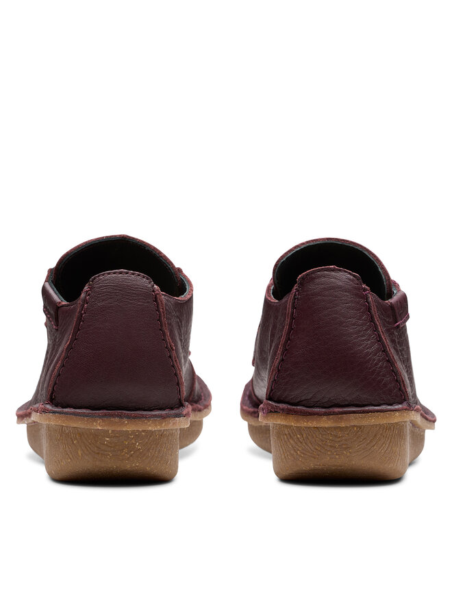 Clarks Półbuty Clarks Funny Dream 26179094 Bordowy
