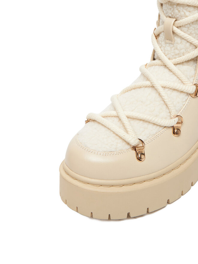 DeeZee Schnürschuhe DeeZee 13123-15 Écru