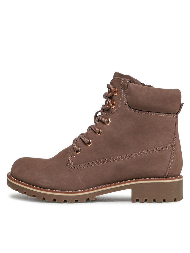 Jenny Fairy Schnürstiefeletten Jenny Fairy WS722-28G Braun