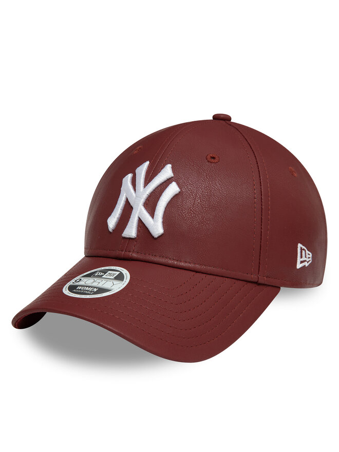 New Era Шапка с козирка New Era New York Yankees Crinkled Pu 9Forty 60595395 Бордо