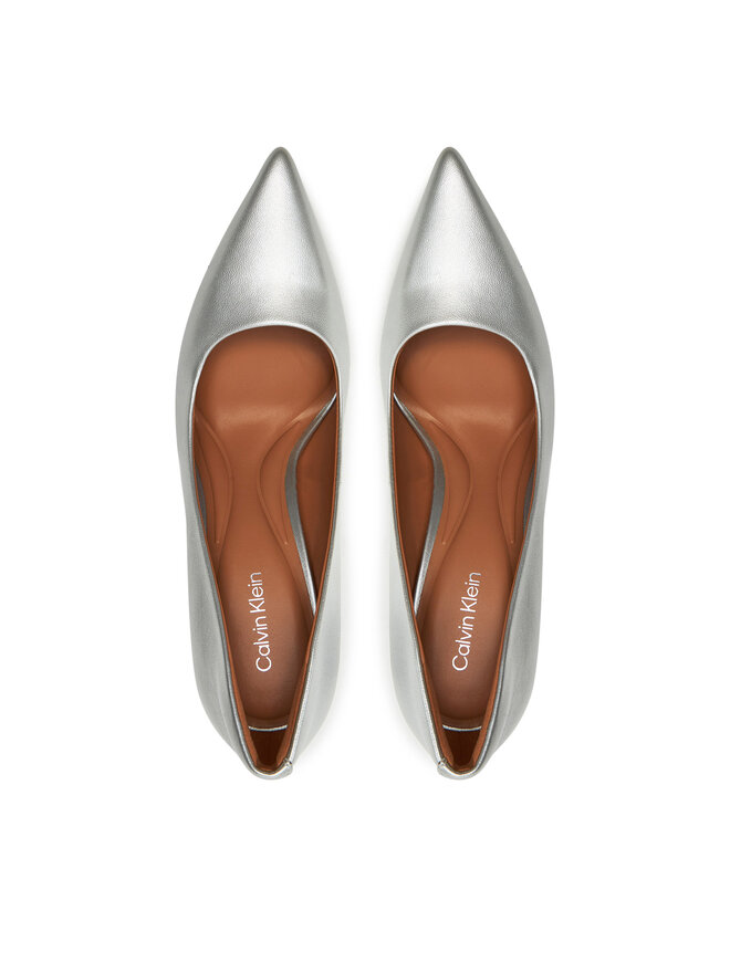 Calvin Klein Magassarkú Calvin Klein Heel Pump 90 - Met HW0HW02431 Ezüst