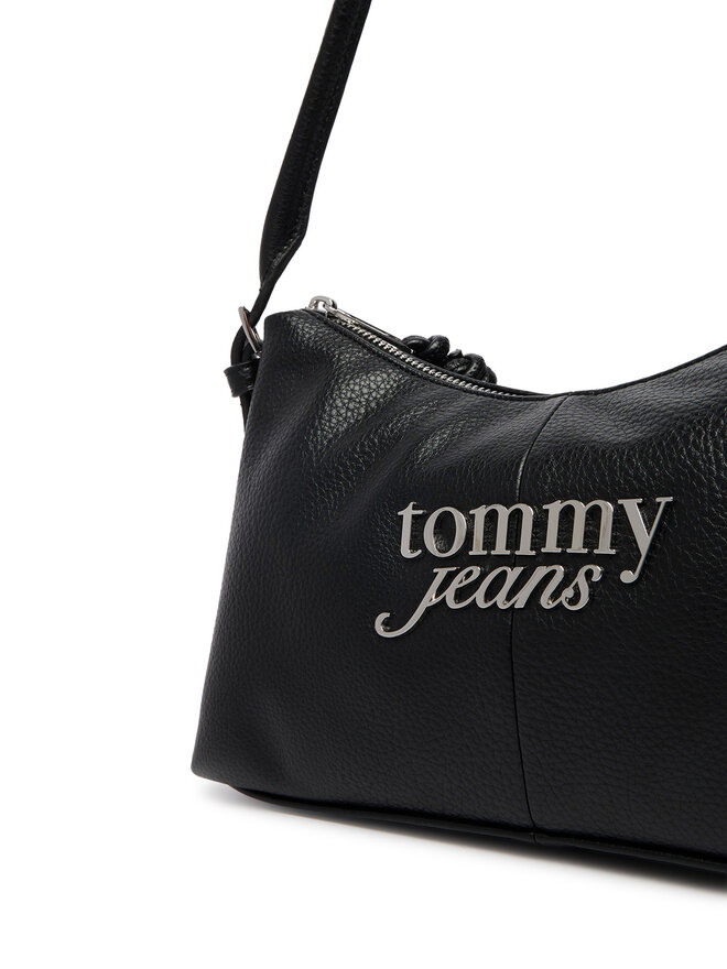 Tommy Jeans Handtasche Tommy Jeans Tjw Bold Shoulder Bag AW0AW18468 Schwarz