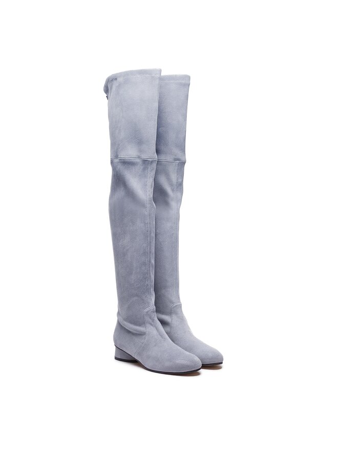 Botfortai Stuart Weitzman Helena 30 YL96253 Pilka eavalyne.lt