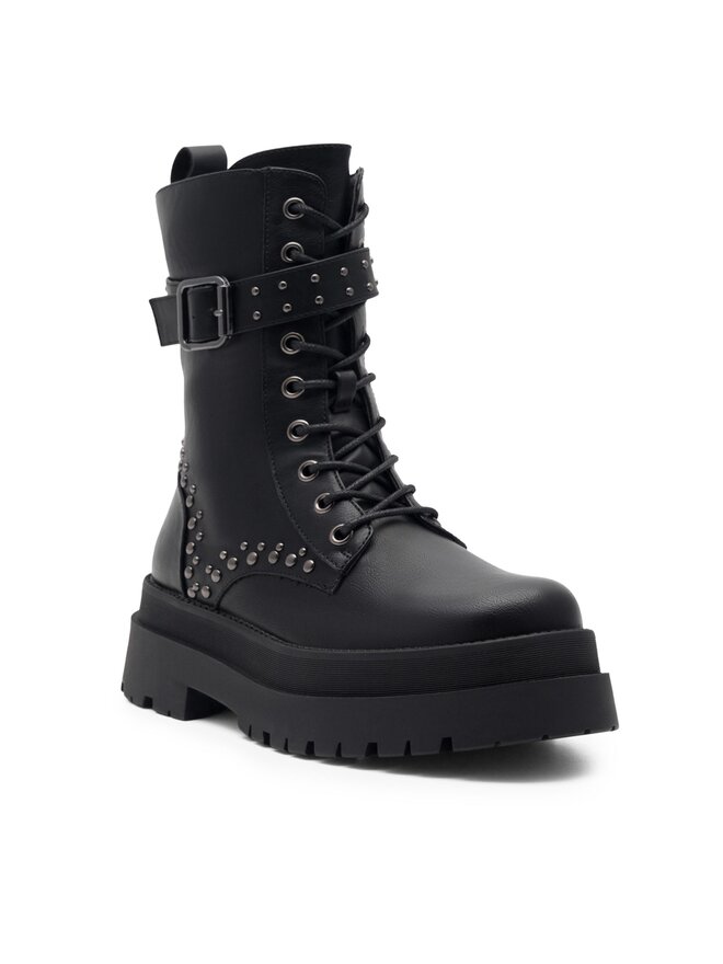 DeeZee Botine DeeZee AZZURRA WSF508-01 Negru