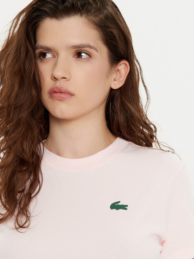 Lacoste Lacoste T-Shirt TF9246 Rosa Slim Fit