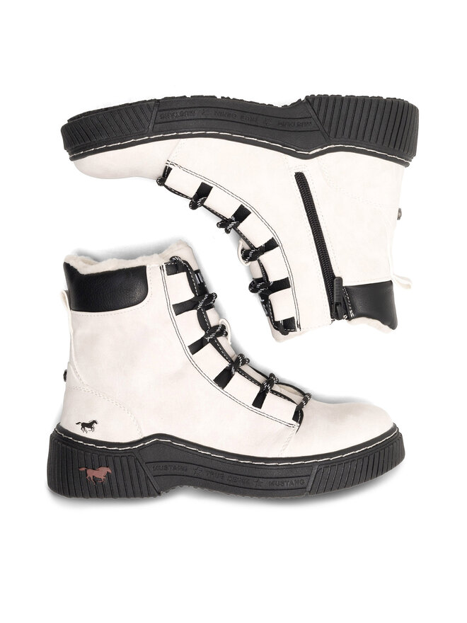 Mustang Stiefeletten Mustang 1436-605-203 Weiß