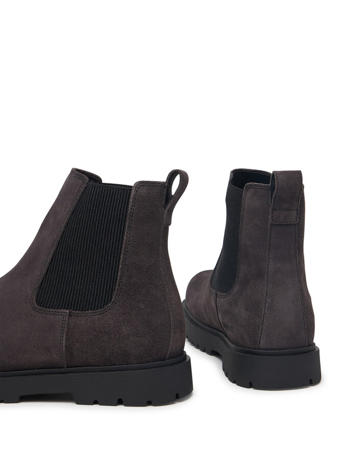 Birkenstock Klassische Stiefeletten Birkenstock Highwood Slip On 1033157 Dunkelgrau