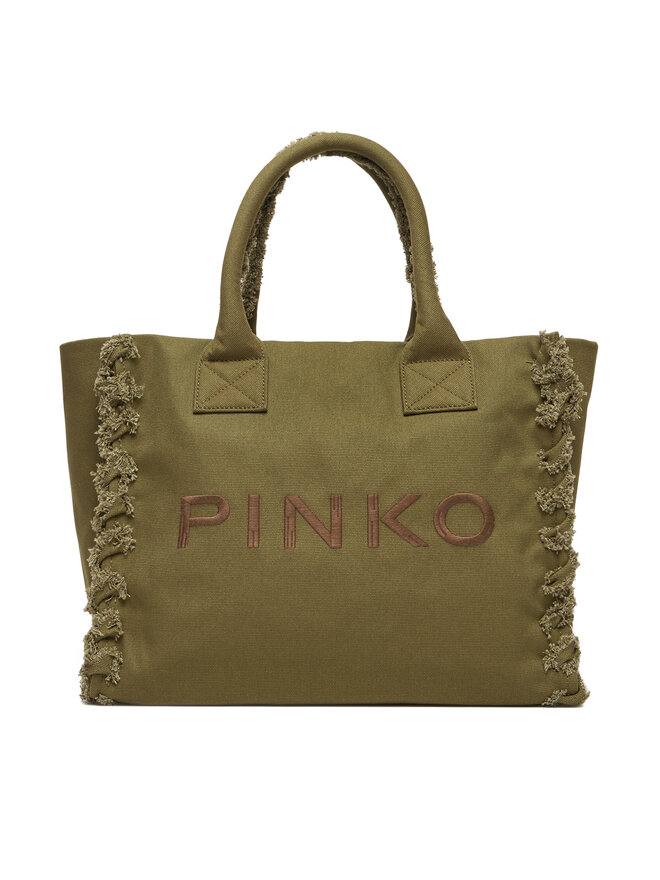 PINKO Taška PINKO Beach Shopping PE 24 PLTT 100782 A1WQ Zelená