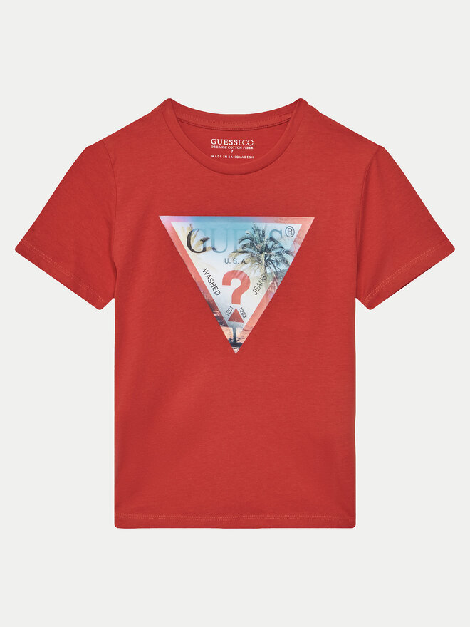 Guess Guess Póló L5GI26 K8HM4 Piros Regular Fit