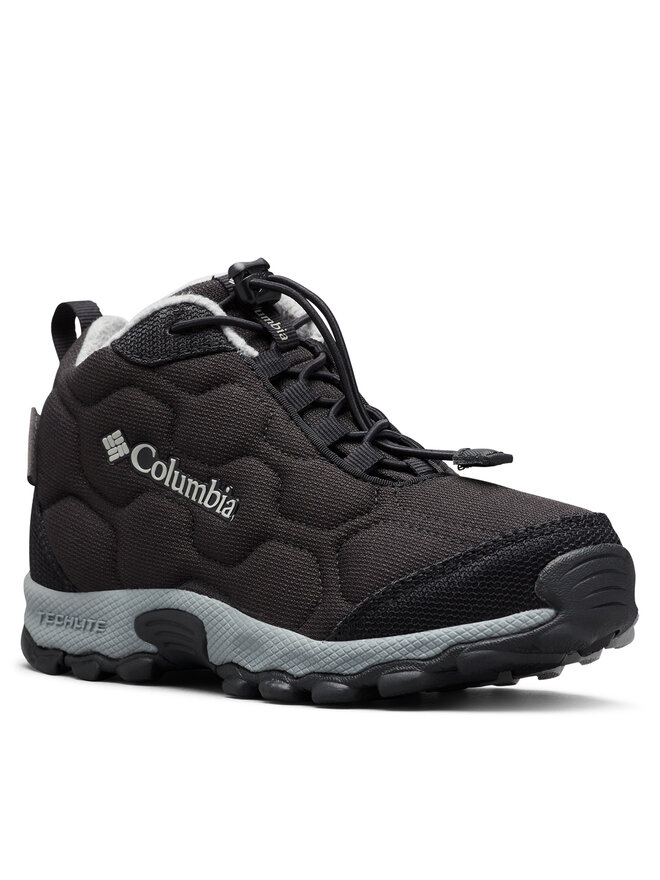 Columbia Trekkingschuhe Columbia Youth Firecamp Mid 2 Wp 2099971 Schwarz