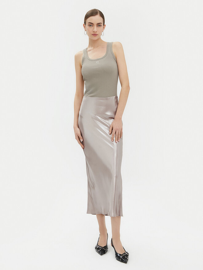 PINKO PINKO Top Calcolatore 100807 Gris Regular Fit