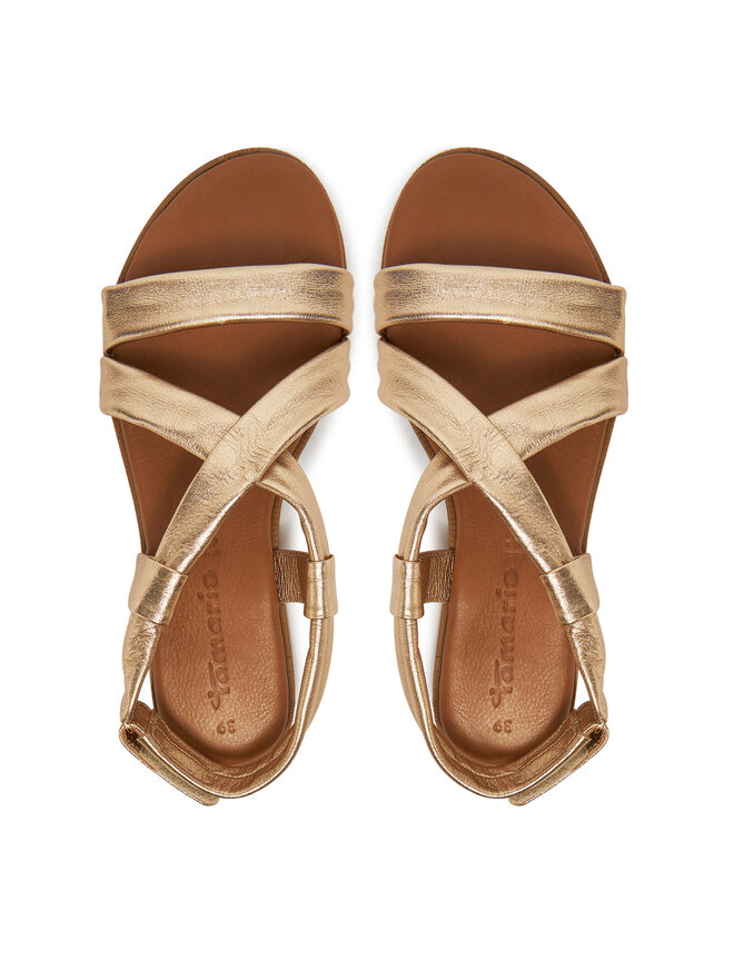 Tamaris Sandály Tamaris 1-28109-44 Zlatá