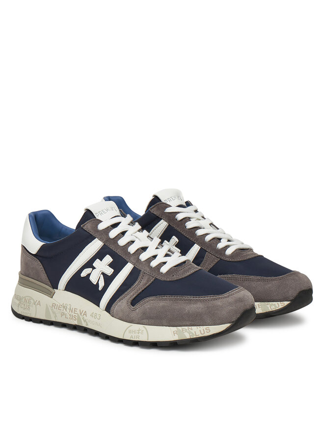 Premiata Sneakersy Premiata LANDER VAR 7203 Sivá