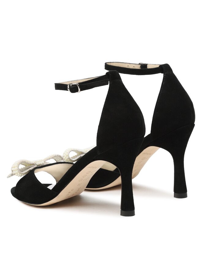 Custommade Сандали Custommade Ashley Pearl Bow 999621046 Черен