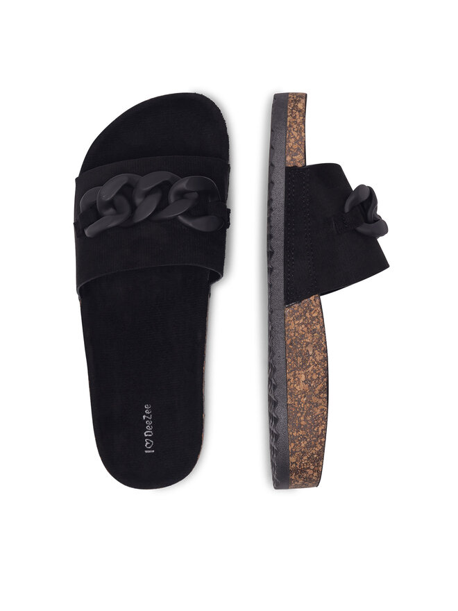DeeZee Pantoletten DeeZee WSLS19-20 Schwarz