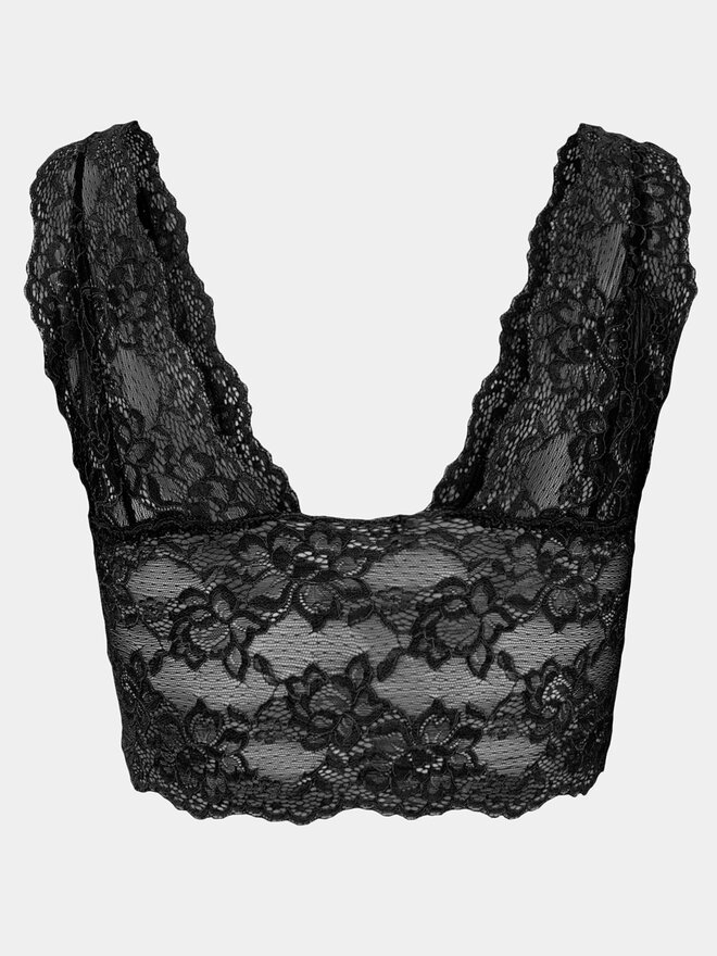 Pieces Pieces Bralette-BH Lina 17096003 Schwarz